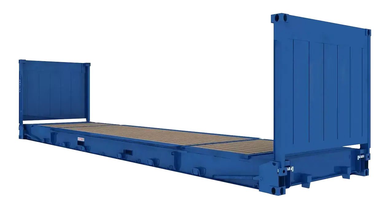 40ft flat rack container
