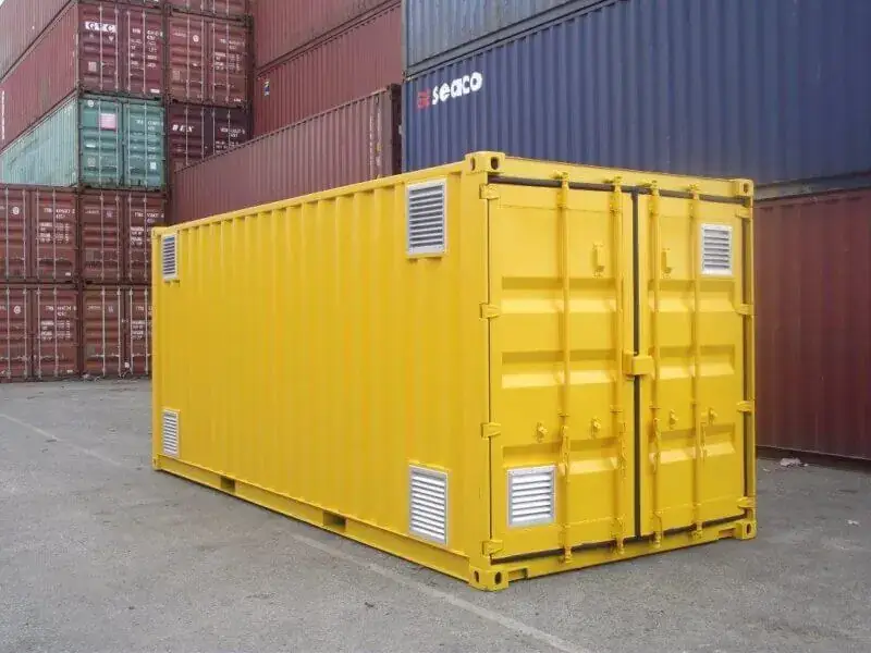 how to vent a shipping container