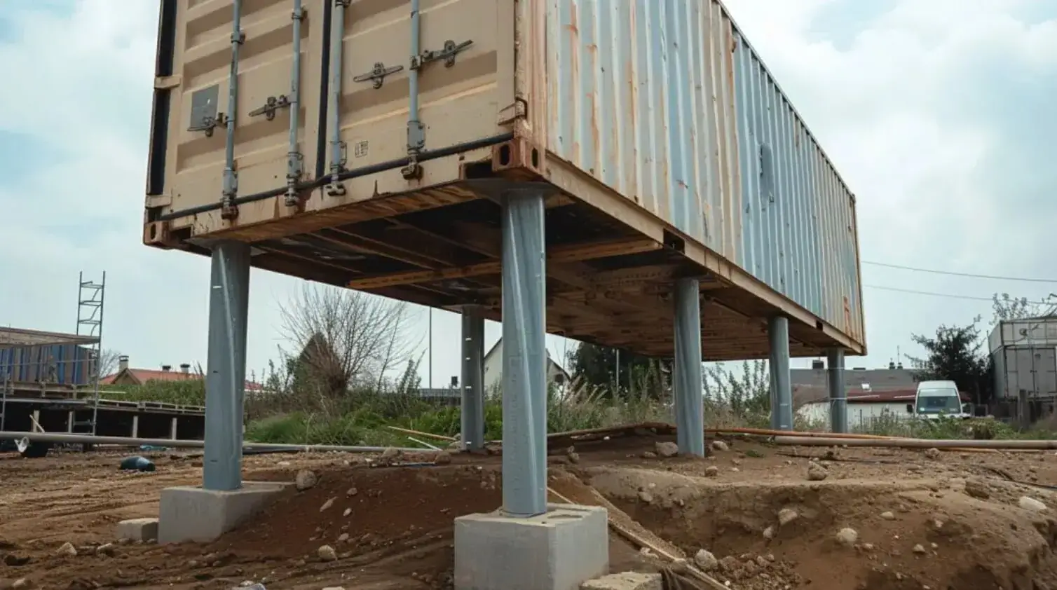 shipping container foundation ideas shipping container foundation ideas