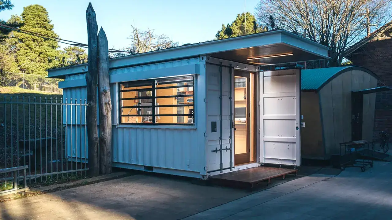 diy shipping container roof