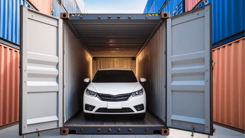 can you store a car in a shipping container shipping container car transport