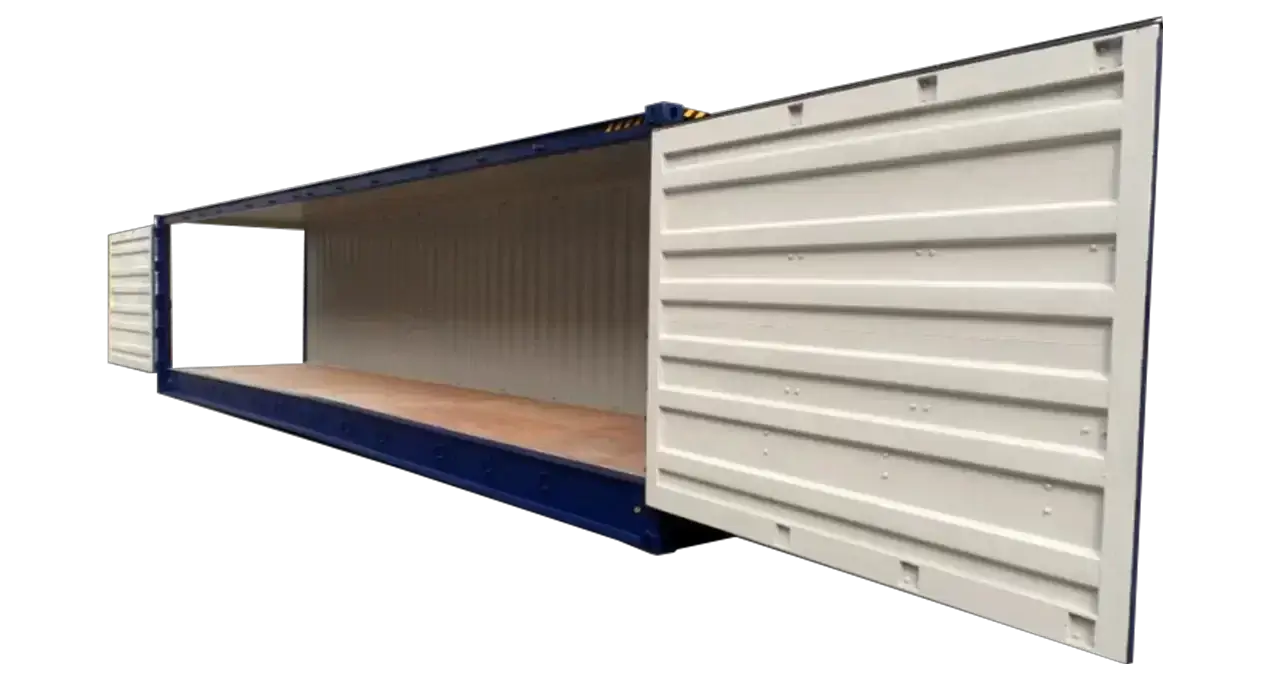 40' open side shipping container price