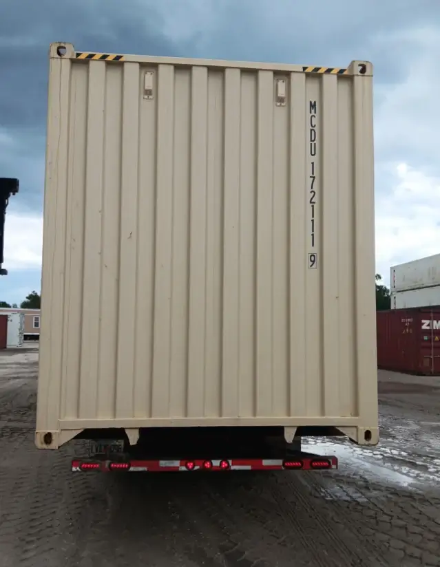 40ft high cube container TiltBed Delivery Jacksonville