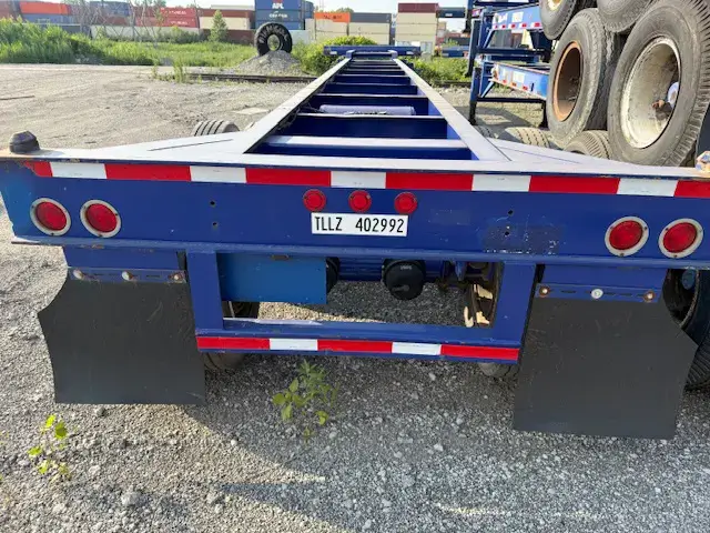 40ft Gooseneck Container Chassis delivery in Chicago