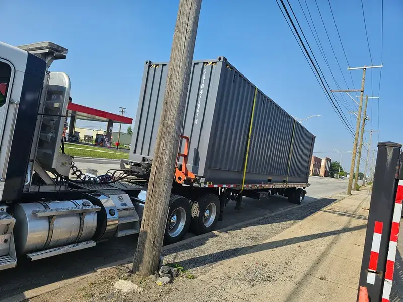 40ft High Cube Full Open Side Container One Trip delivery Oak Park, MI