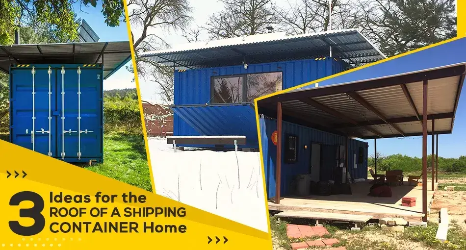 shipping container roof ideas