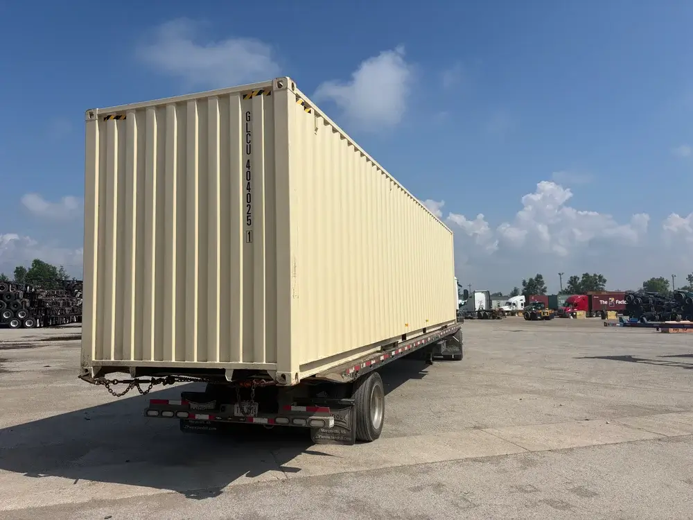 40ft high cube container delivered in Columbus Ohio