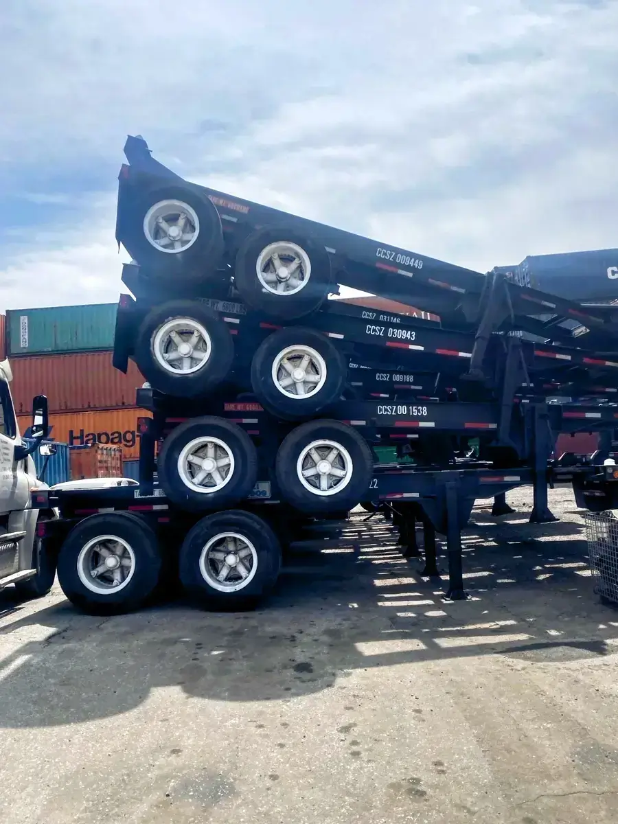 20ft Slider Container 2-AXLE Chassis