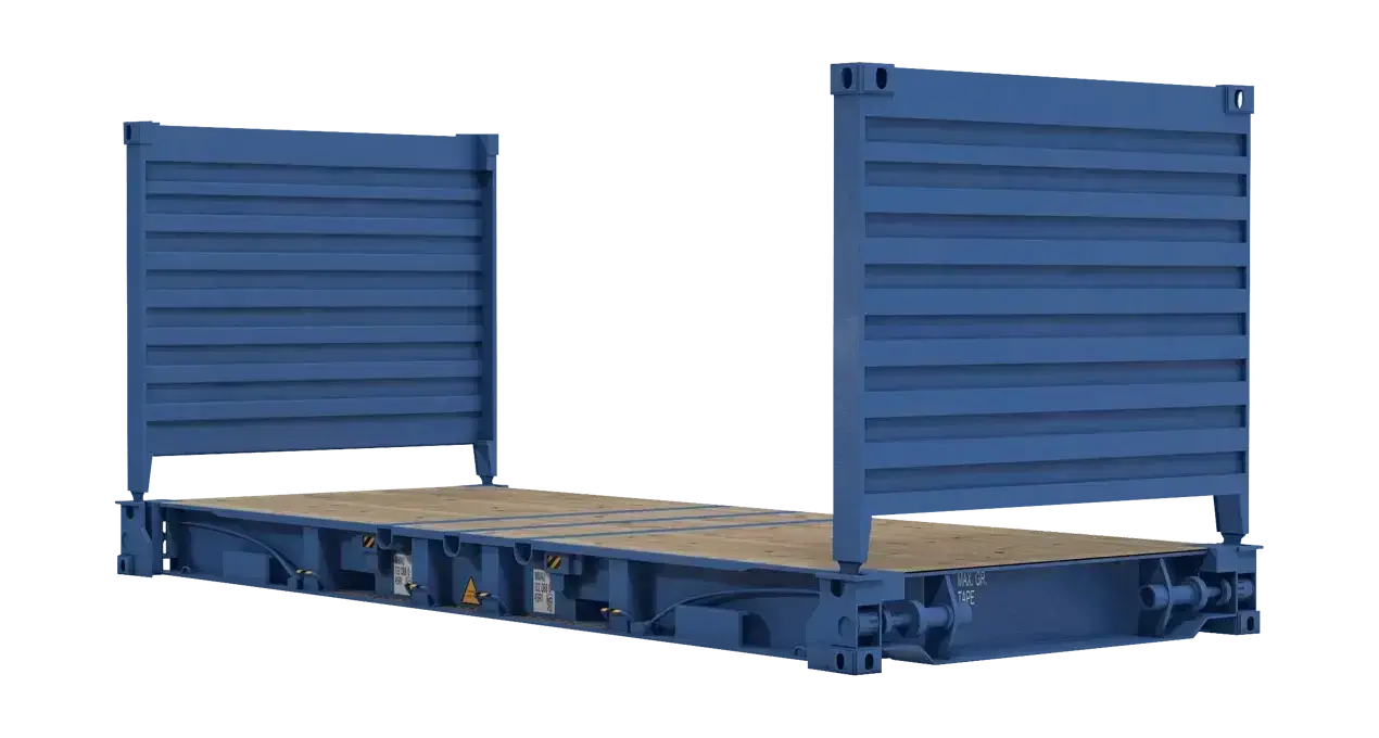 flat rack shipping container