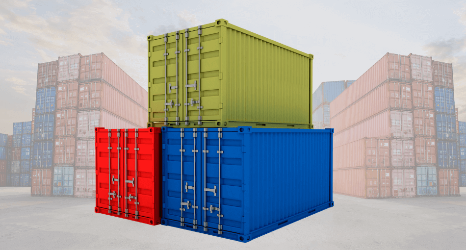 shipping container weight